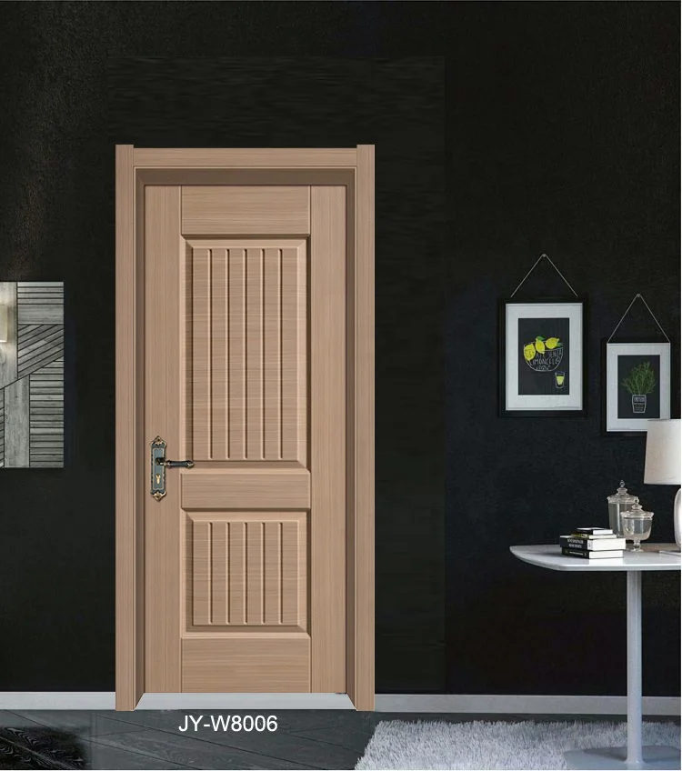 Iraq market Waterproof Plastic Anti-moisture Composite WPC Wooden Bamboo Door