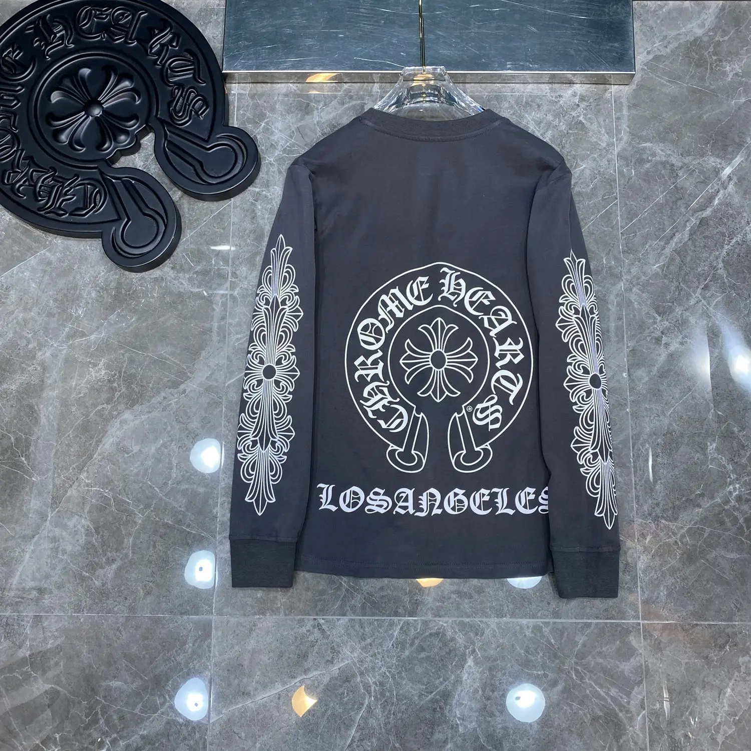King Mcgreen Star Sweatshirts Cashew Flower Scroll Letter Print Long Sleeve Pullover Casual Men Women Hoody