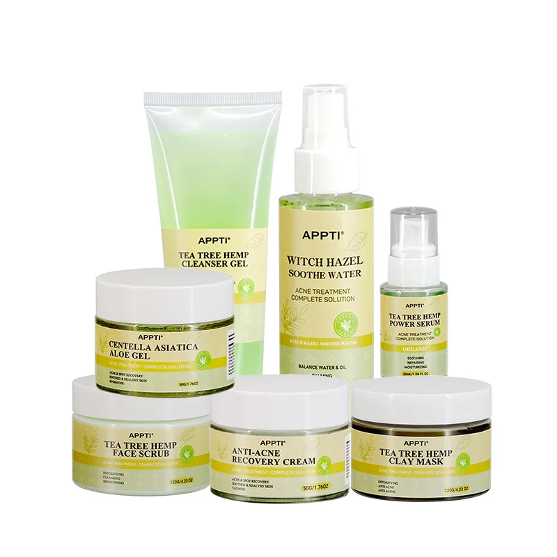 anti acne treatment tea tree skin care set cosmetics wholesale skin care set facial products skin care set