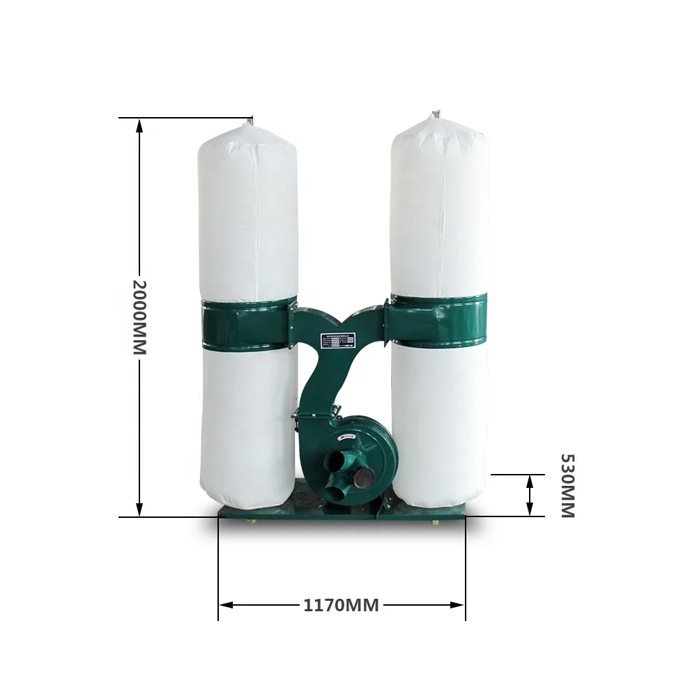 Dust Collector/Electric Double Industrial Cloth Bag Machine/Woodworking Machine