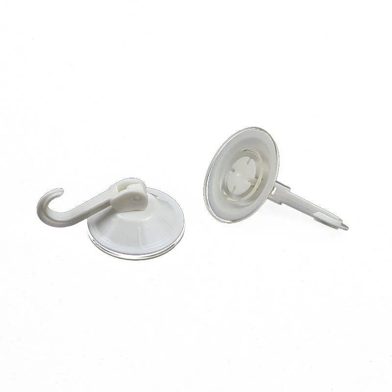 Wholesale 3.5cm-8cm vacuum suction cup pvc plastic hanging hook white suction cup hook