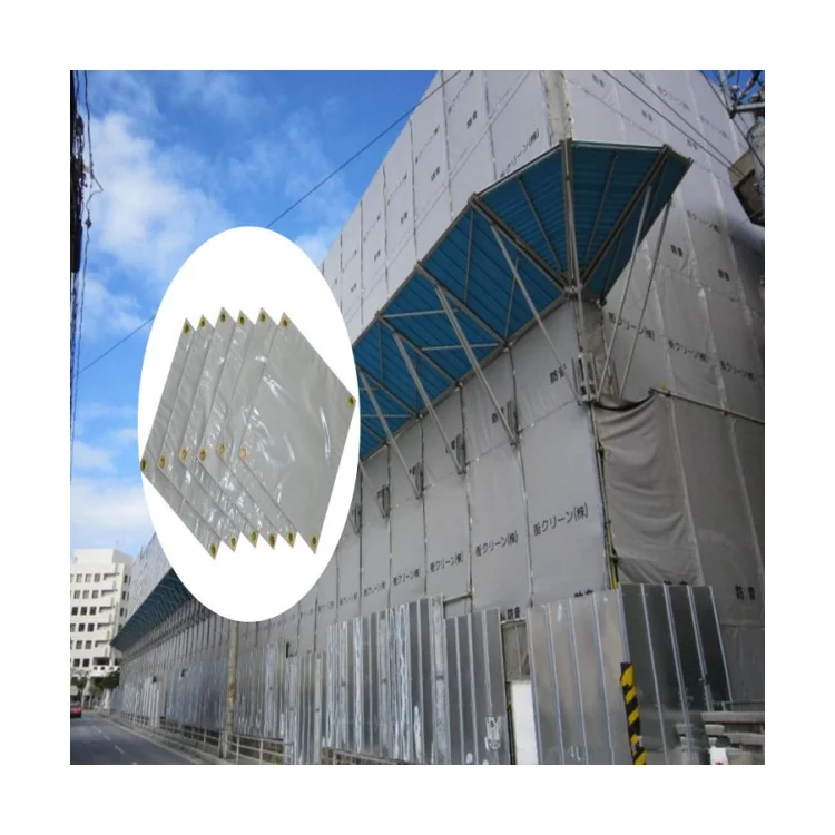 High Quality Sound Barrier Tarp, PVC Canvas Roll Coated Fabric for Outdoor Noise Reduction