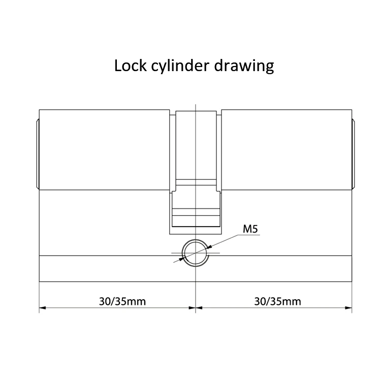 Metal Entry door hardware safe locks Stainless Steel Security Lockset Euro Profile Cylinder Key Mortise Lock Handle Set