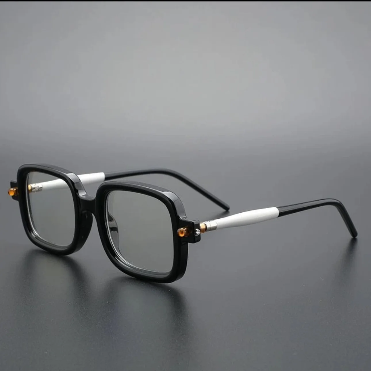 German niche personality high number thick edged glasses frame trendy men and women can be matched with myopia anti blue light
