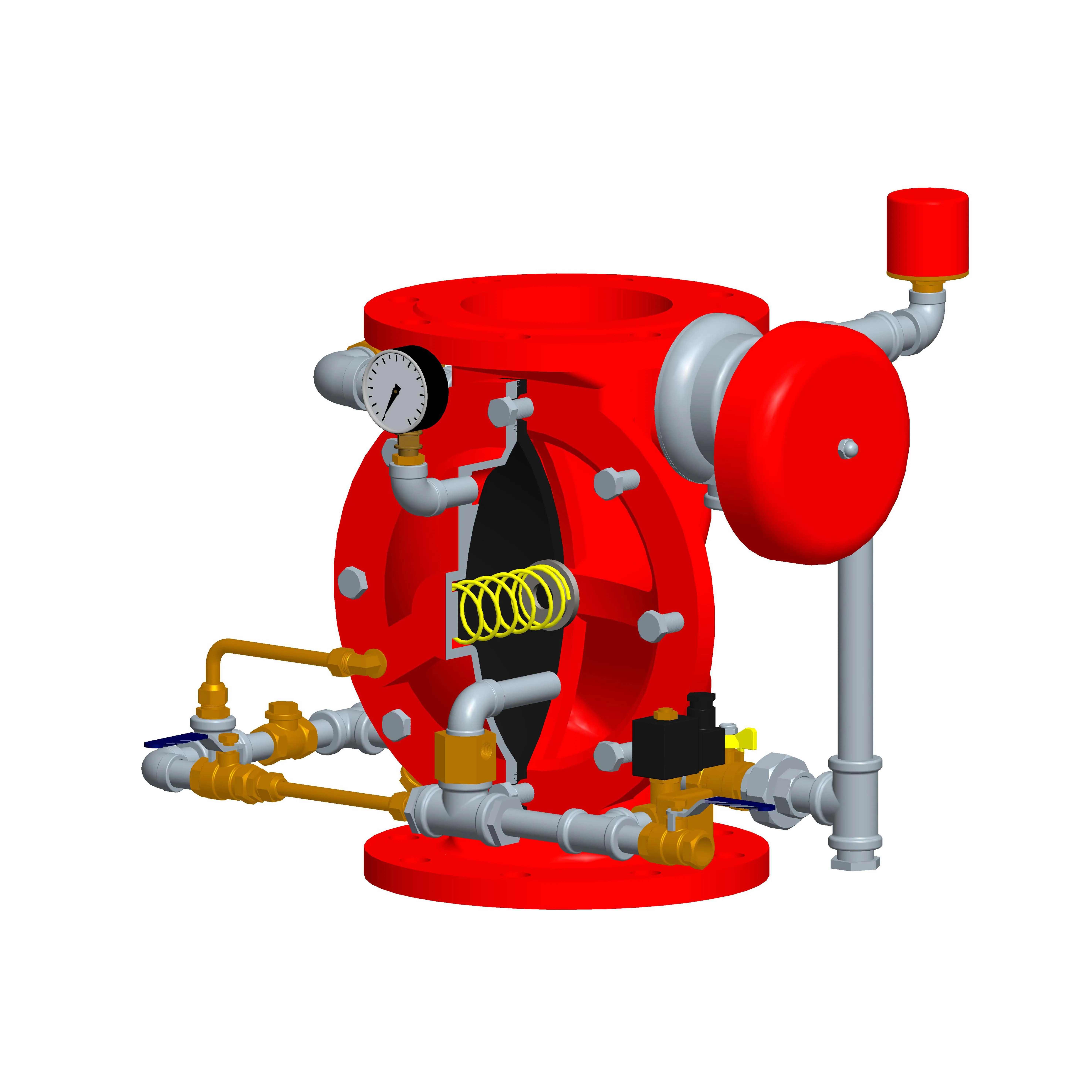 High Quality High Pressure Firefighting Equipment Deluge Fire Alarm Valve