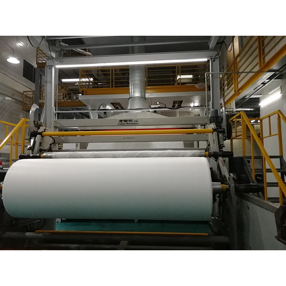 high capacity industrial pp spunbond non woven fabric making machine for baby diapers napkins non woven fabric making machine