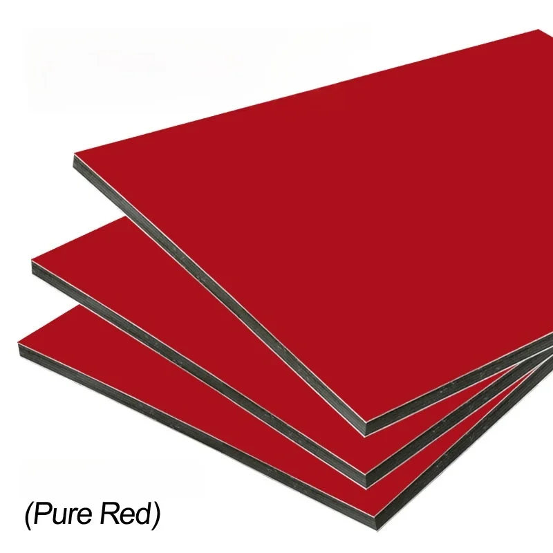 2mm to 6mm thickness 4*8ft size Aluminum composite panel/ACP/ ACM