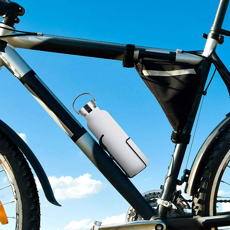 Powder Coated Vacuum Insulated Stainless Steel Wide Mouth Sports Water Bottle