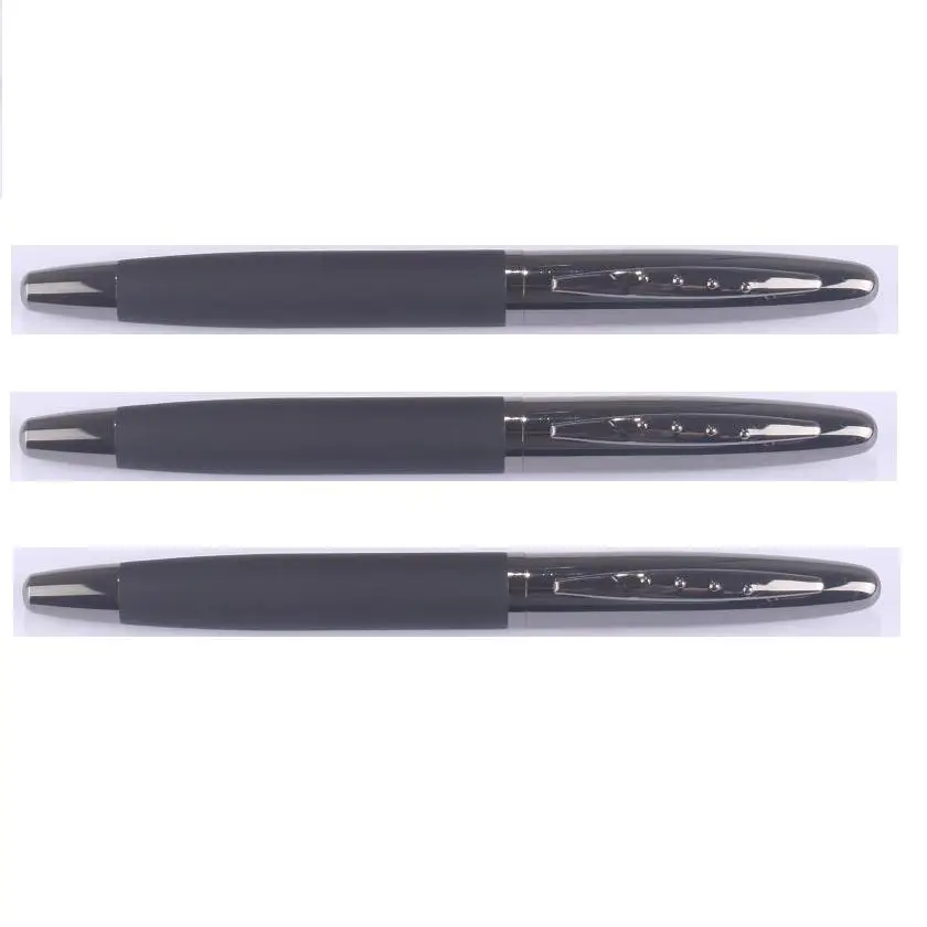 Пистолет черного цвета, фабричная рекламная металлическая роликовая ручка