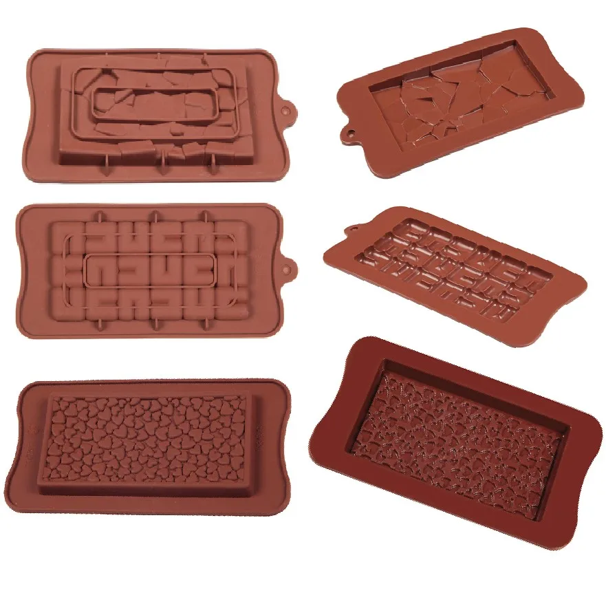 Factory custom wholesale silicone chocolate  mold fondant tool chocolate chips