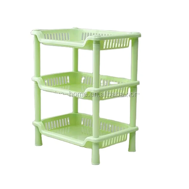 New arrival Square plastic bathroom shelf storage rack / toilet kitchen shelf storage rack