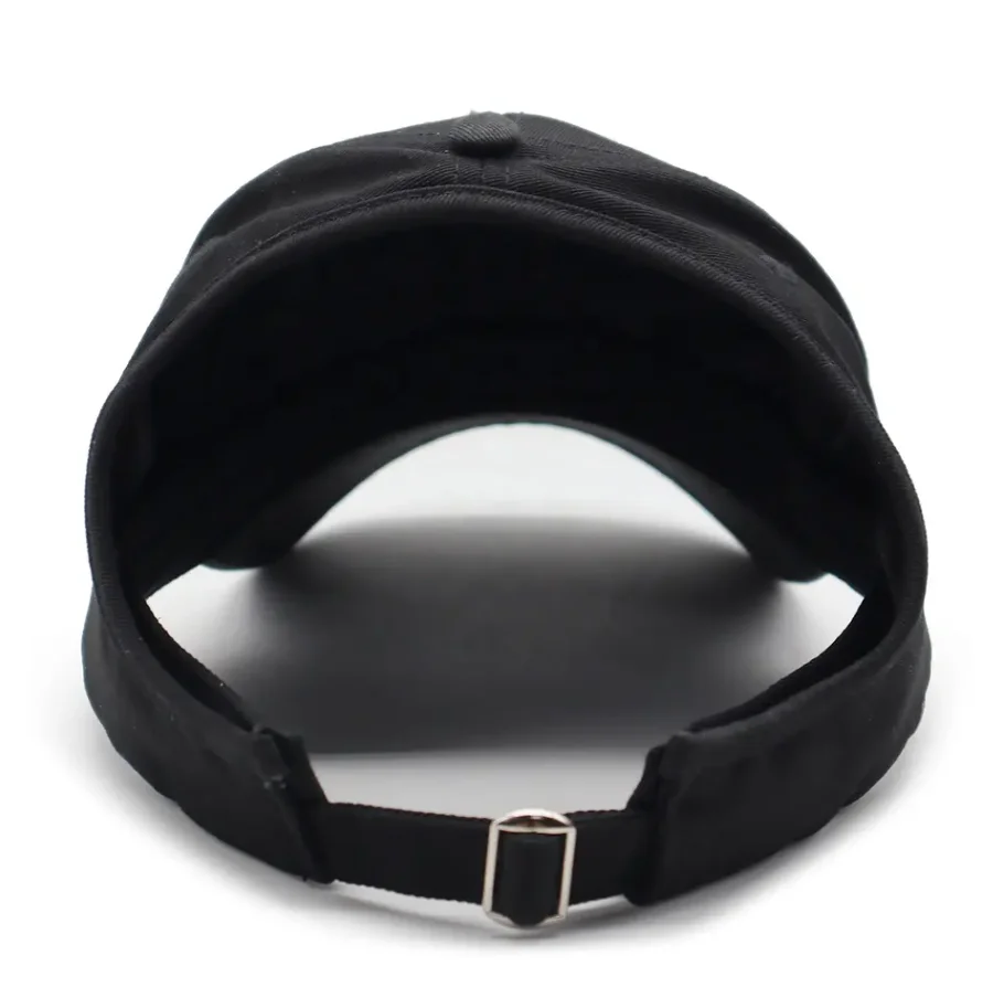 ALLCH Custom Embroidery Open Top Visor Satin Lined Curly Hair Backless Hat Ponytail Baseball cap