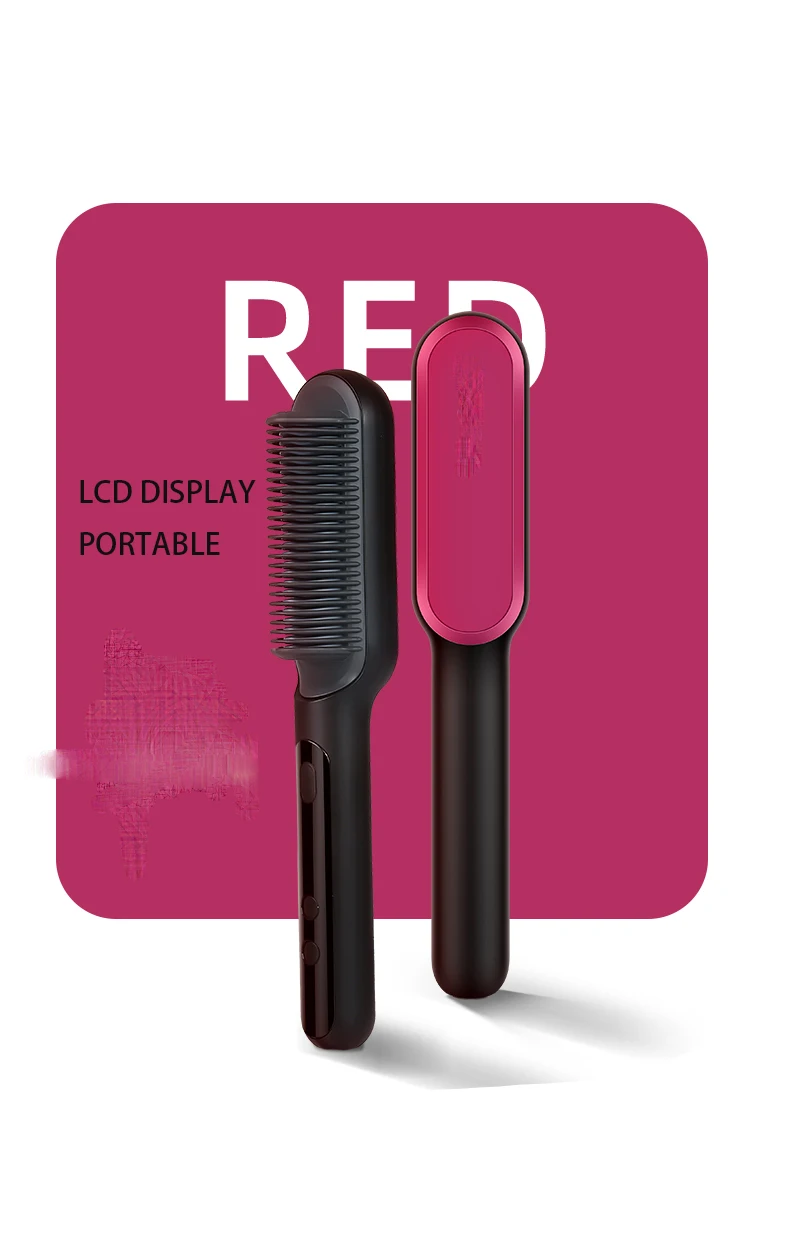 Anion Hair Straightener Comb wholesale high quality OZONE tech mist