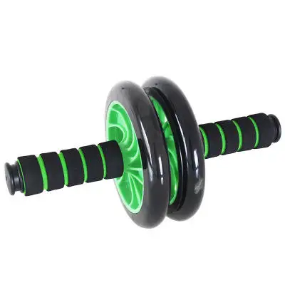 Abdominal core strength training multi functional flat support automatic rebound abdominal wheel roller