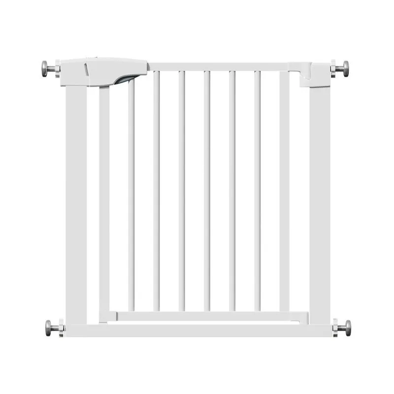 High Quality White Auto Close Retractable Protector Dog Safety Gate Easy Walk Thru for the House