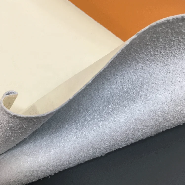 Eco Friendly Anti Scratch Solvent Free Quilted PU Artificial Synthetic Leather Fabric For Backpack And Tote Bag Shoes