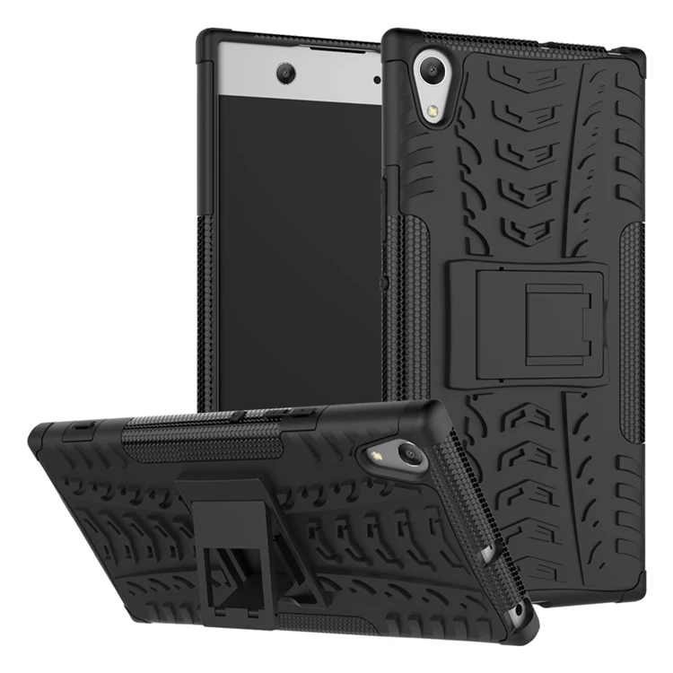 Ударопрочный чехол для sony TPU PC с подставкой Чехол для телефона sony xperia XA1 ultra oem логотип