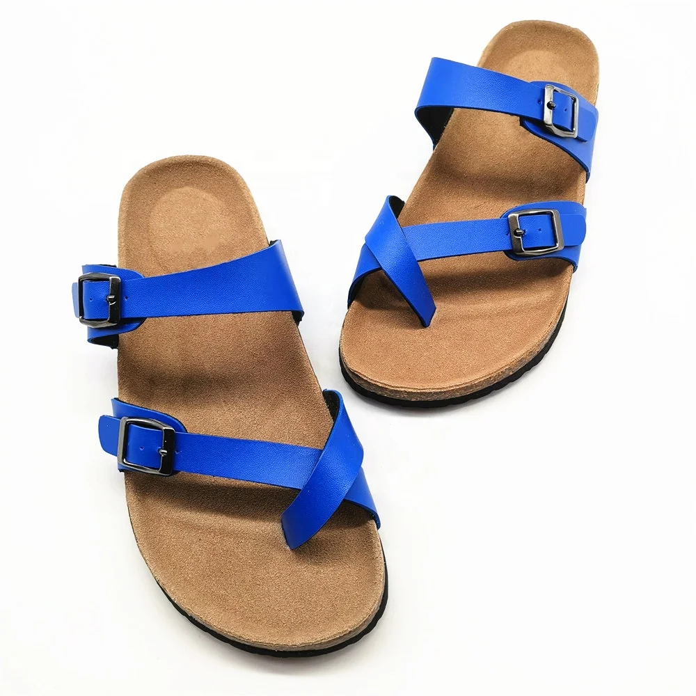 New Arrival Wholesale Good Quality Women Outdoor Slippers Casual Cross Strap Sandals with Soft foot-bed