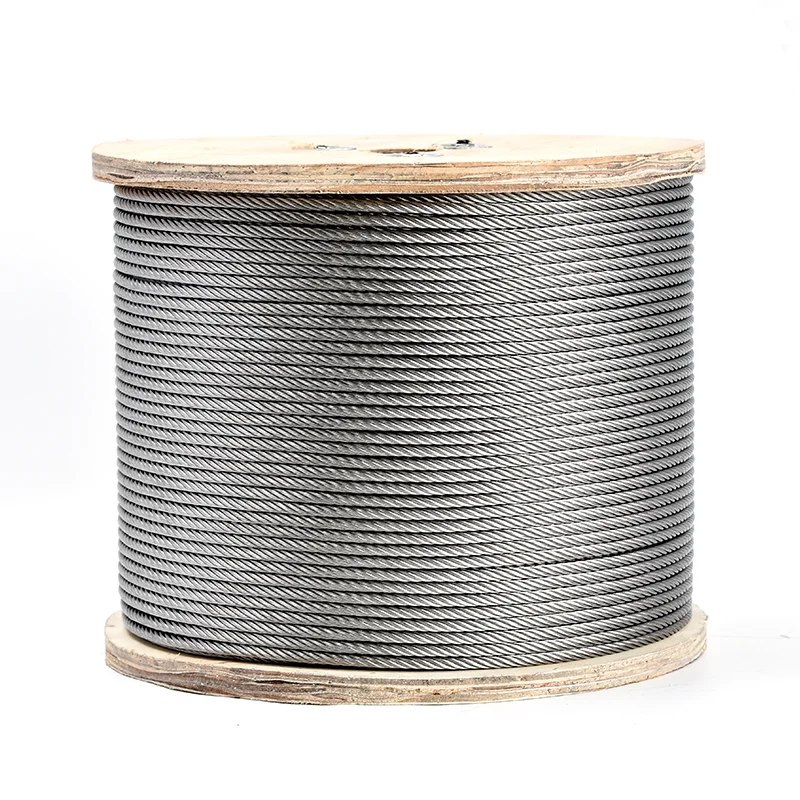 Plastic Coating Galvanised Coated Stainless Steel Wire Rope High Carbon Alloy Steel Wire Rod