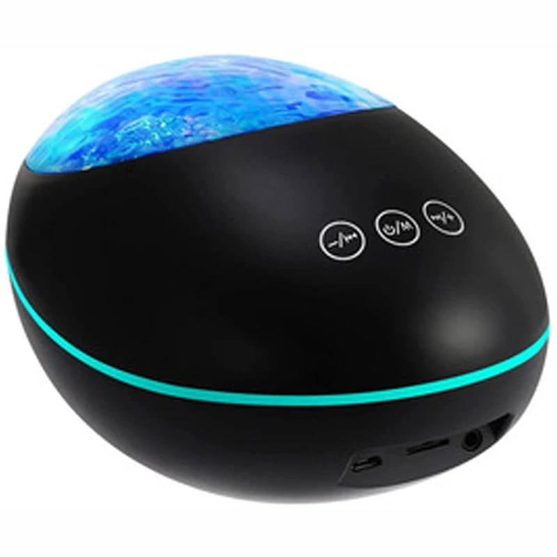 Night Light Star Projector Bedroom Kids White Noise Music Bluetooth Starlight Ocean Wave Lamp Nebula Timer Sensory Night Light