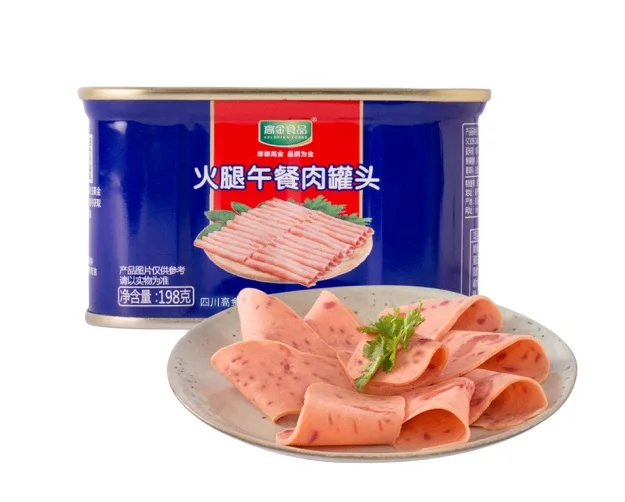 Special Being Canned Food 198g Pork Ham Canned Luncheon Meat From China