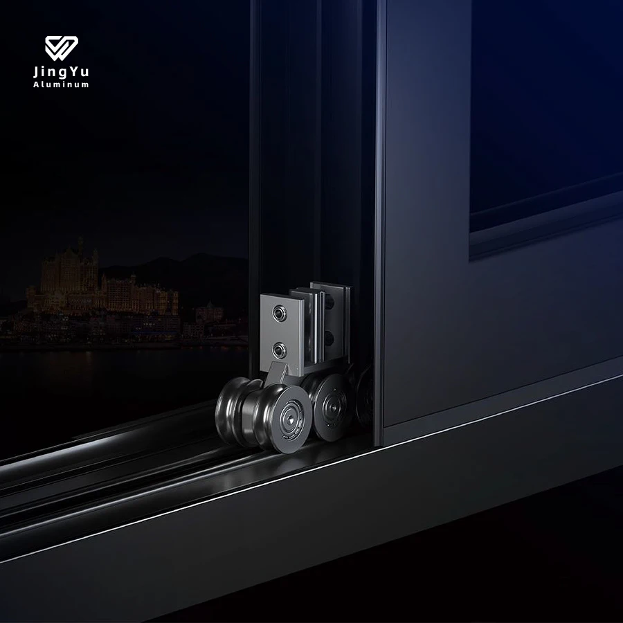 Louver sliding front royal inner quick dutch for houses front entry steel glass burglar proof black used exterior doors for sale