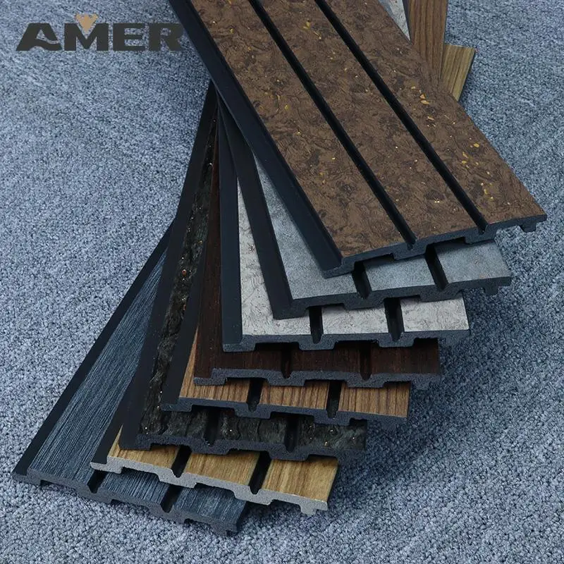 Rongke OEM factory price exterior fluted plant restaurant wall decorative foam panels modern waterproof