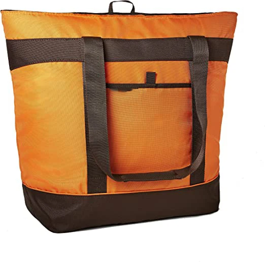 Cooler Bag Insulated Grocery Bags Large Freezer Shopping Cooler Tote for Travel Groceries Beach Thermal Food Delivery Bag