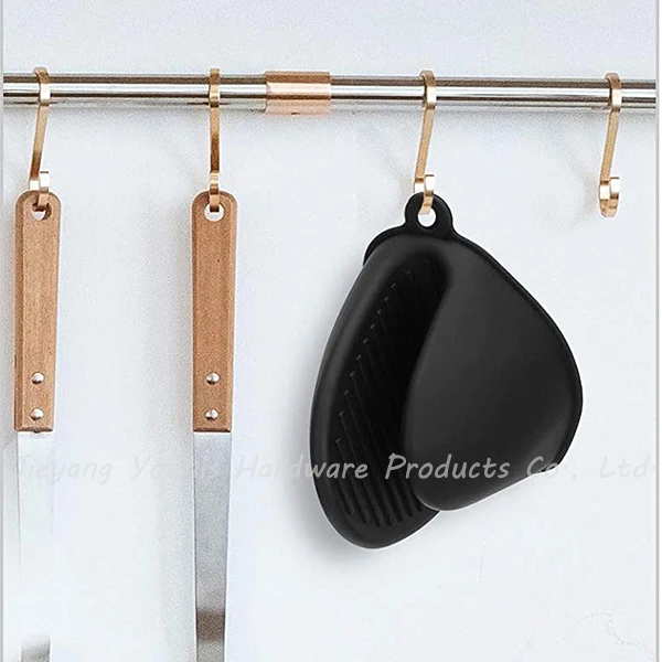 Hot Sale Silicone Oven Mitts Heat Resistant Finger Protector Pot Holder for Kitchen Cooking Baking BBQ