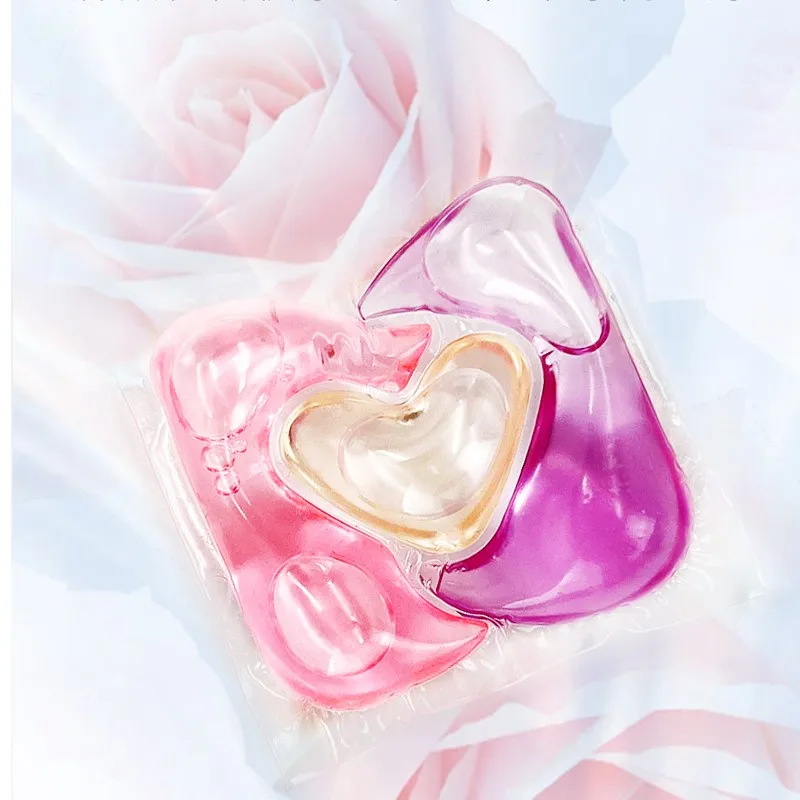Youzuofu COCO Fragrance Eco-Friendly Disposable Laundry Detergent Capsules 3 Cavities Powder Gel Sterilization Pods for Apparel