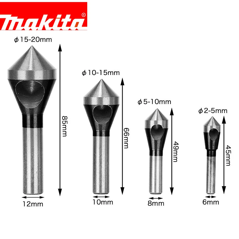 Оригинальный Makita HSS зенковки сверло нулевой флейта фаски сверла по металлу Rockler Биты
