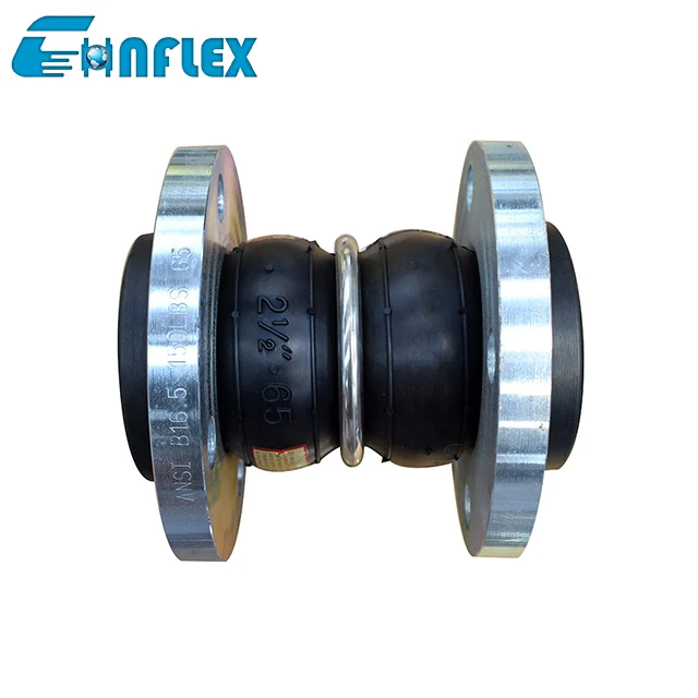 Double Sphere Rubber Expansion Joint Connection Type of Rubber Pipe Coupling Connector