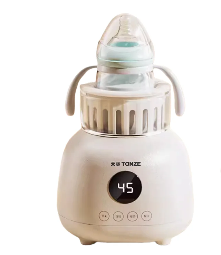 TONZE OEM Portable Milk Shaker Single Baby Bottle Milk Warmer