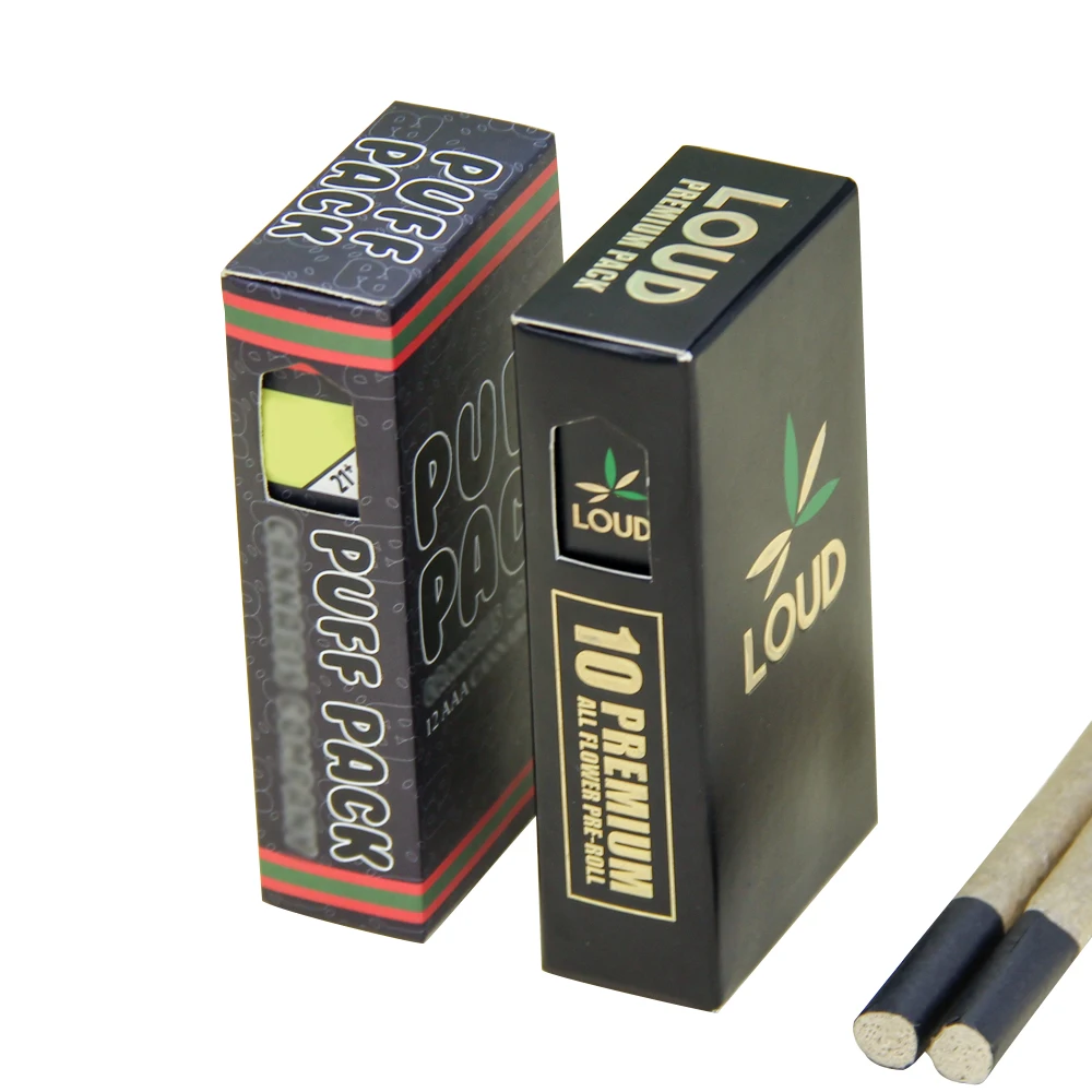 OEM ODM Hot Sellers Special Custom logo Slider Pre Rolled Cardboard Cigarette Box Packaging