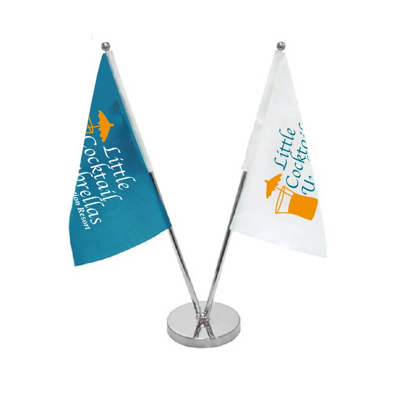 Flag Manufacturer Custom Cheap Small Printed Desk Flags for Wholesale