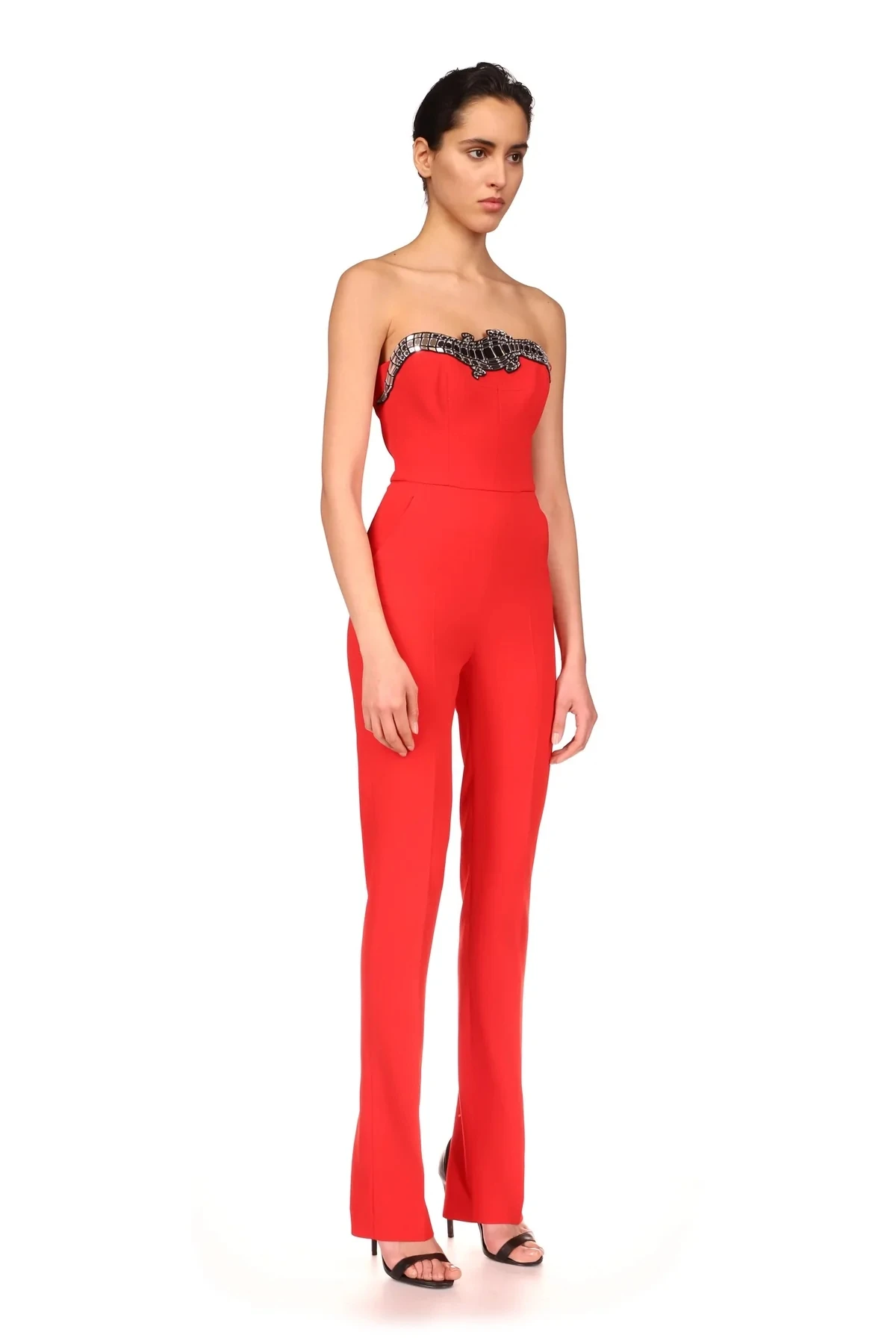 JB2216 Women Clothes Red Sexy Bodysuit Bandage Jumpsuits for Women Fashion Bodycon Sexy Jumpsuits Club Wear