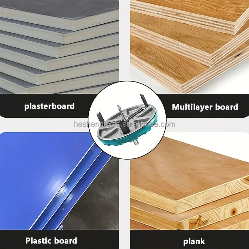 1pc Adjustable Multifunctional Universal Hole Opener Diameter 45-130mm Woodworking Hole Opener Diameter Hole Saw Punching Saw