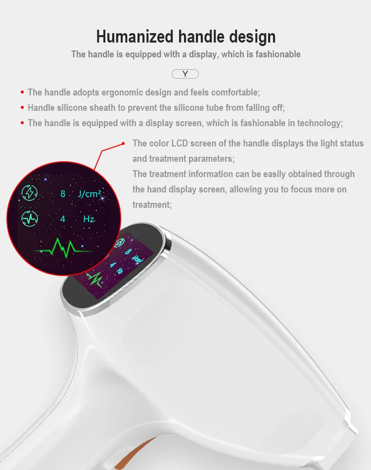 808 755 1064 Diode Laser Hair Removal Custom New Design Professional Laser Epilator Laser Hair Removal Handle
