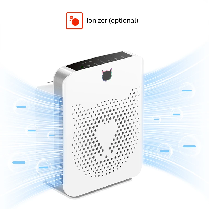 JNUO Hot Sale 2023 Air Purifier Hepa Filter with Remote Control Air Purifiers For Hotel