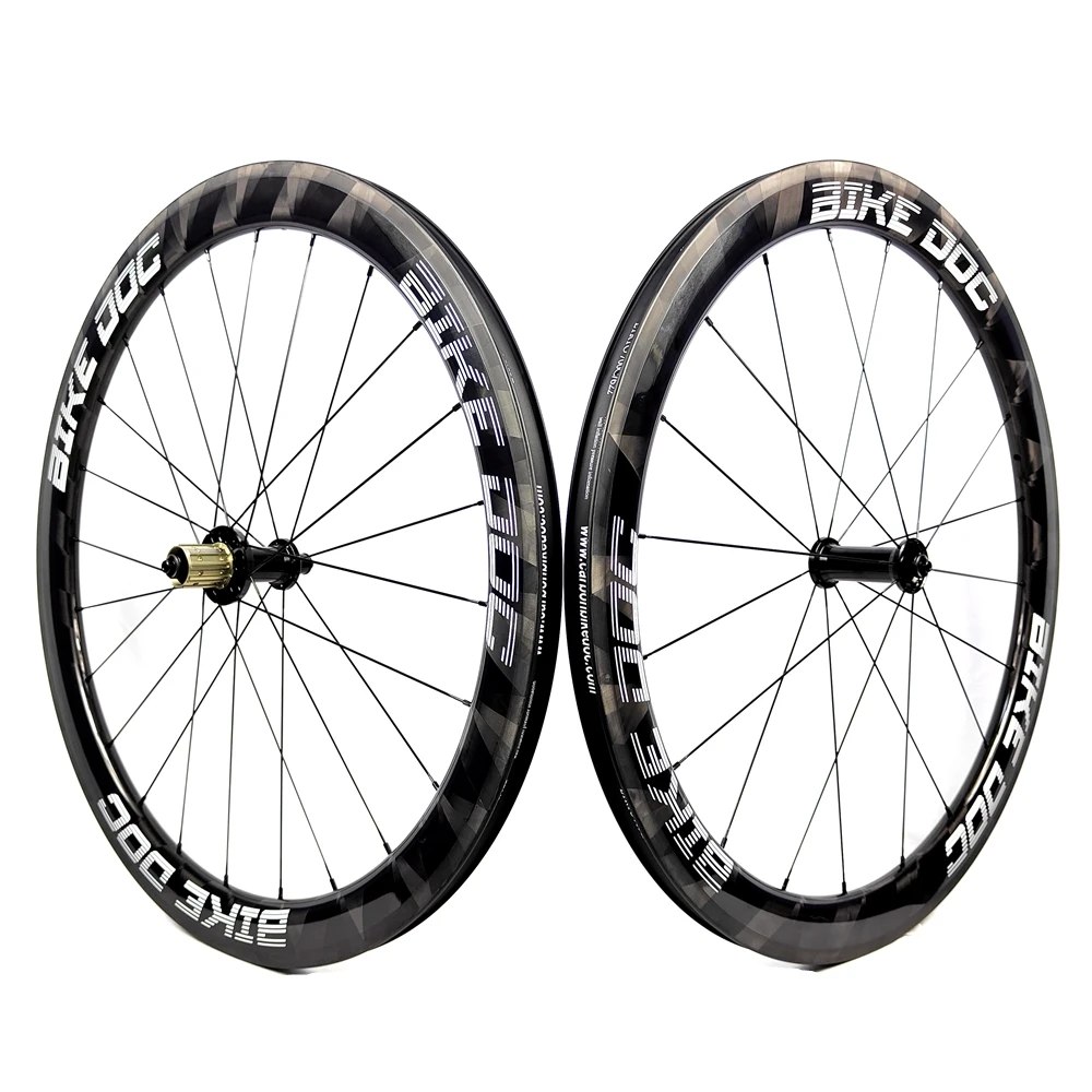 BIKEDOC WR2650V Carbon Fiber Professional Bicycle Rim Width 26mm Depth 50mm Hub XR300 Rim Brake Butterfly Appearance