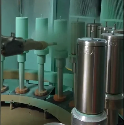 Автоматическая конвейерная окраска, система распыления, линия порошкового покрытия, бутылка