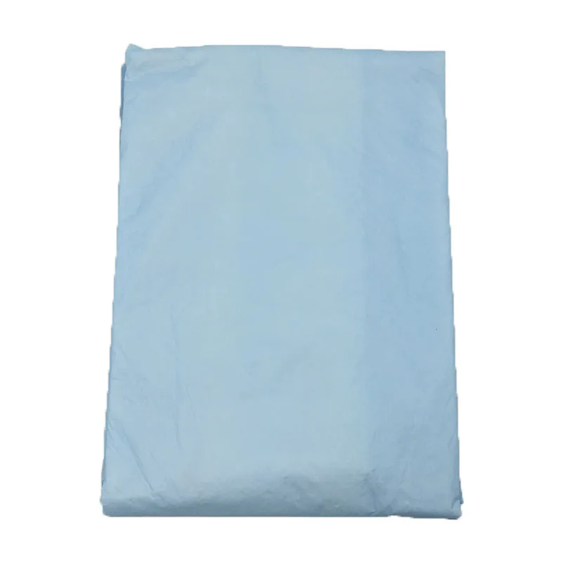 Одноразовая подкладка для пациентов с голубым и белым принтом