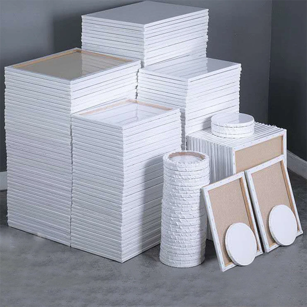 Canvas Boards For Painting Individually Wrapped Artist Quality Canvas Panels Made From Pure Cotton