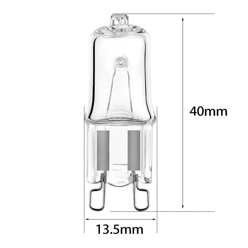 High quality G9 halogen lamp Dimmable Light Landscape Lighting G9 halogen 220V 25W 40W