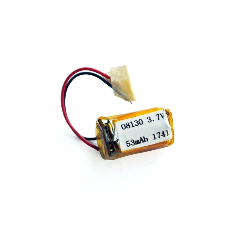 Factory wholesale LiPo battery AS08130 3.7V 53mAh rechargeable battery for speaker