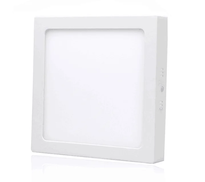 Square 24W Home Indoor High Lumens Long Lifespan Aluminum Frame LED White Surface Panel Light
