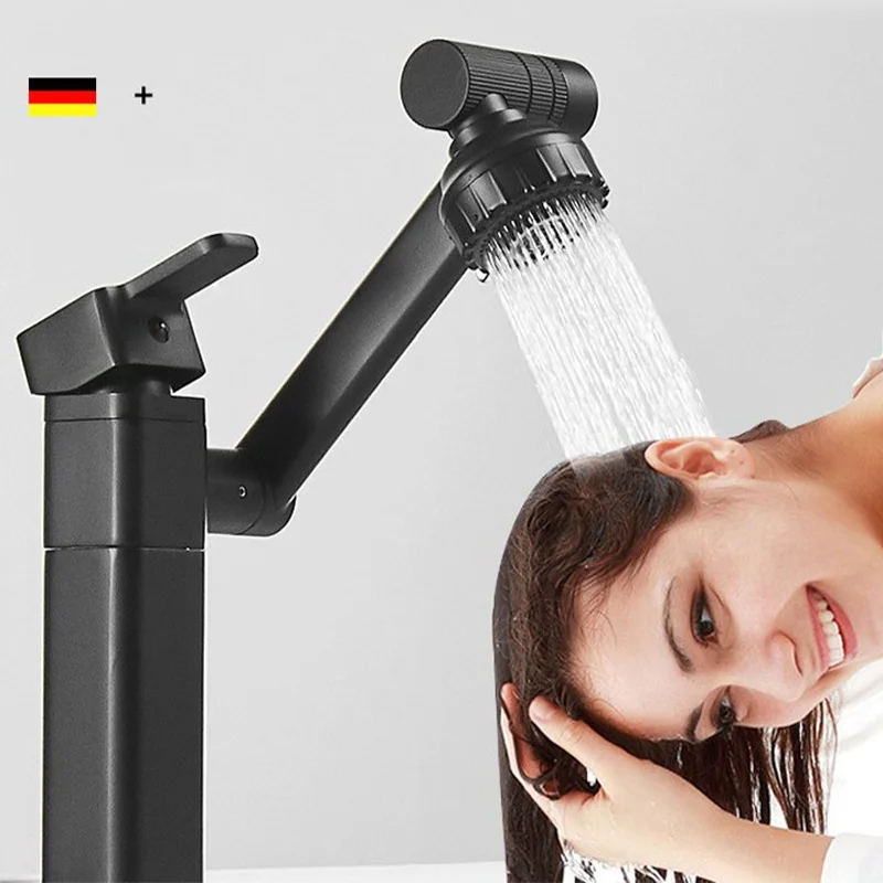 1080 Degree Basin Kitchen Sink Faucet Bathroom Faucet Mixer Aerator 2 In 1 Black Tap Heated Faucet Gourmet Mixer Tapware