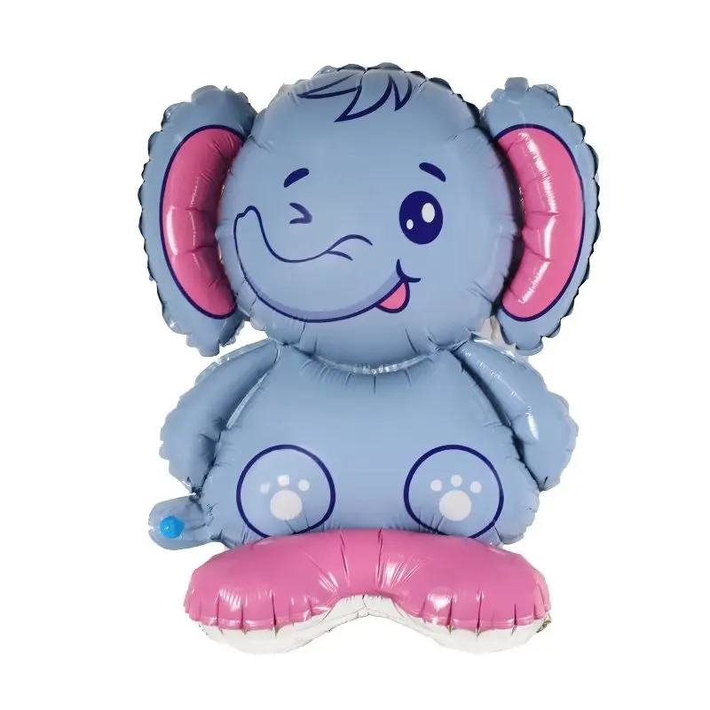 3D Stand Animal Foil Balloon Cartoon Lion Elephant Koala Fox  Balloon  For  Happy Birthday Party Decoration Kids  Toy