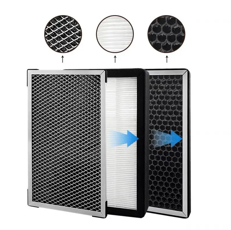 Fresh Air Pm2.5 Air Duct Filter Box Indoor Air Purification Filter Box For Ventilation System