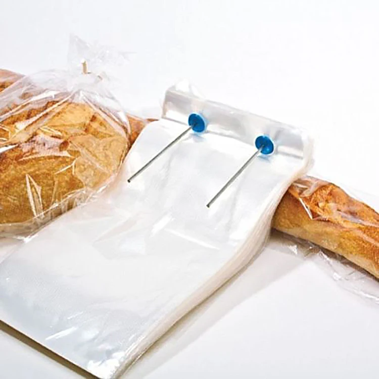 OPP material Flat Bottom Sliced Bread Packaging Bags for Bakery
